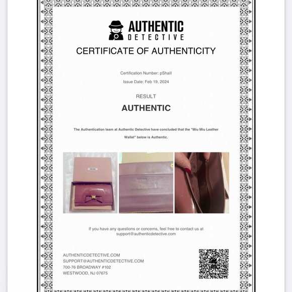 EUC Miu Miu rose pink Wallet with original box - Picture 2 of 7